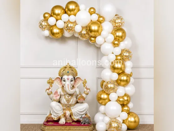 Ganpati Balloon Theme Decor