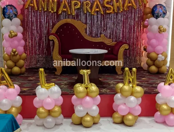 Annaprashan Balloon Surprise Decoration