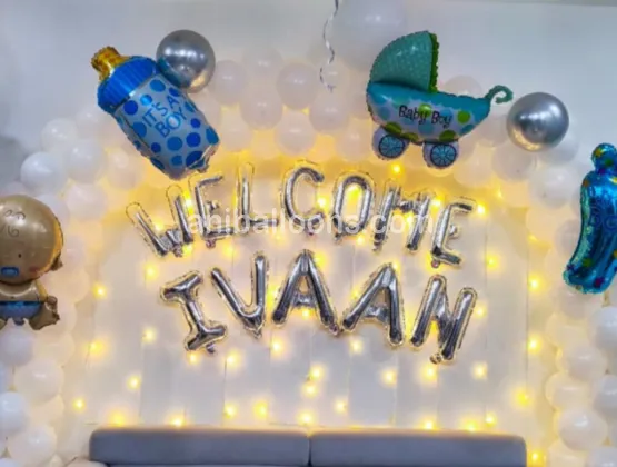 Our Little Boy Welcome Decoration