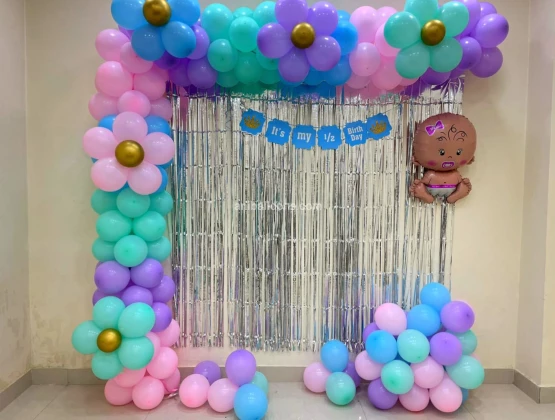 6 Month Birthday Decoration for kid's
