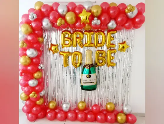 Elegant Bride Balloon Decoration
