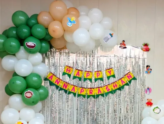 Annaprashan Balloon Setup
