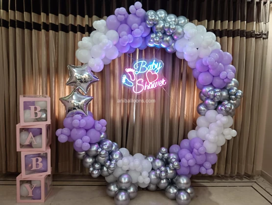 Baby Shower  Ring Balloons Decoration