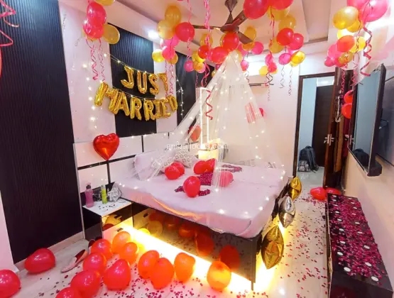 Wedding Night Theme Decoration