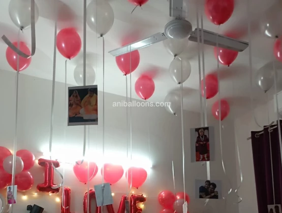balloon decoration for love