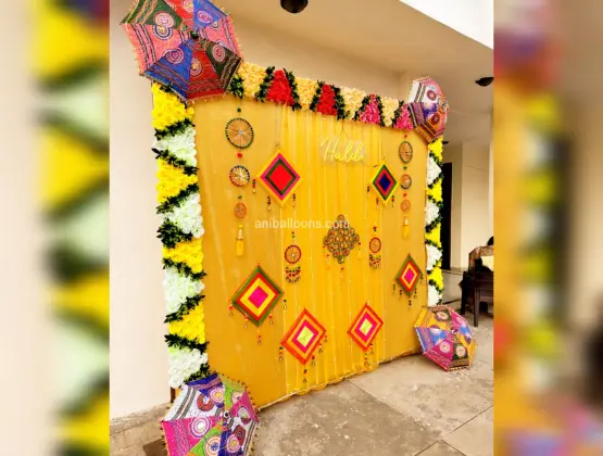 Haldi Function Decoration
