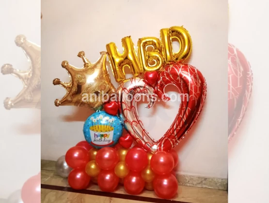 Balloon Marquee With Heart
