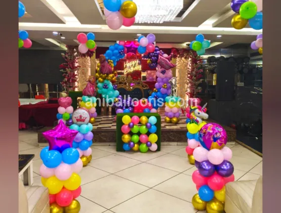 Princess Theme Balloon Deco