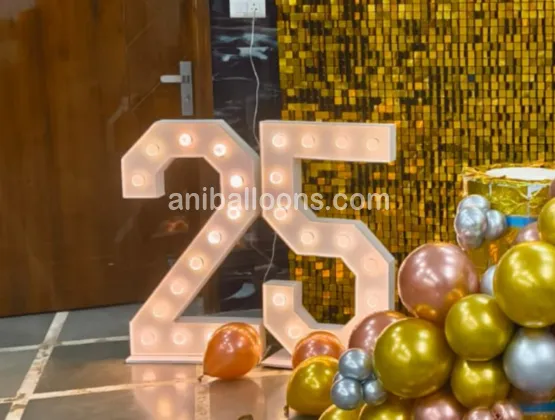 Anniversary Sequin Decoration