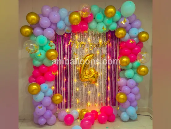 Elegant Butterfly Birthday Decoration