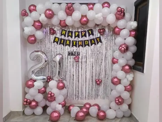 Birthday Pink Spark Decoration