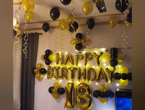 Metallic Latex Balloon Decoration