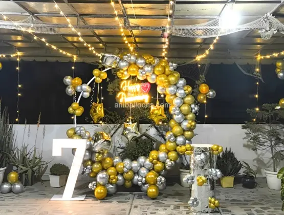 Birthday Terrace Surprise Decoration