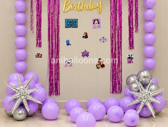 K-Pop Kids Birthday Decoration