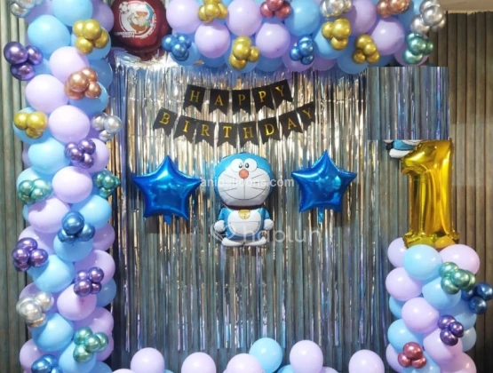 Doraemon Theme Firts Birthday