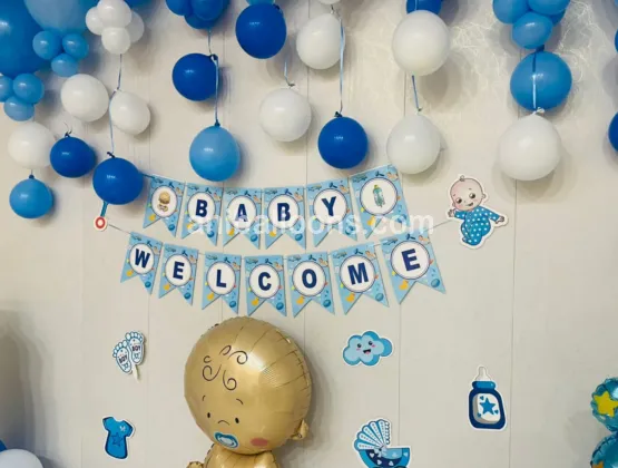 Baby Boy Welcome Decor