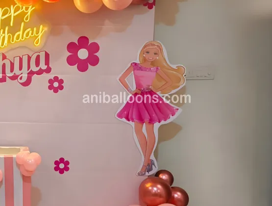 Barbie Birthday Balloon Decor
