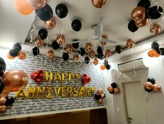 Anniversary Bliss Balloons Decor