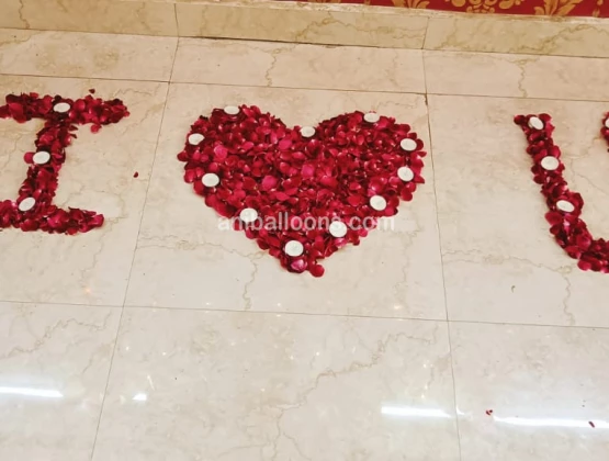 Rose petal Decoration