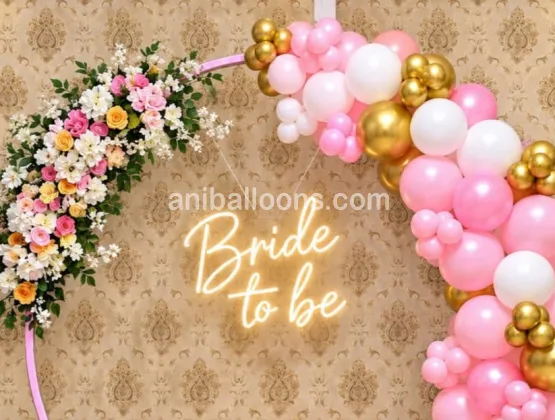 Bride to be Ring Balloon Decoration