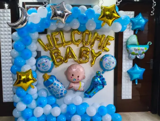Baby Boy Surprise Decor