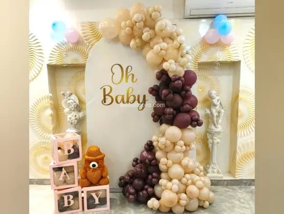 Oh Baby Balloon Setup