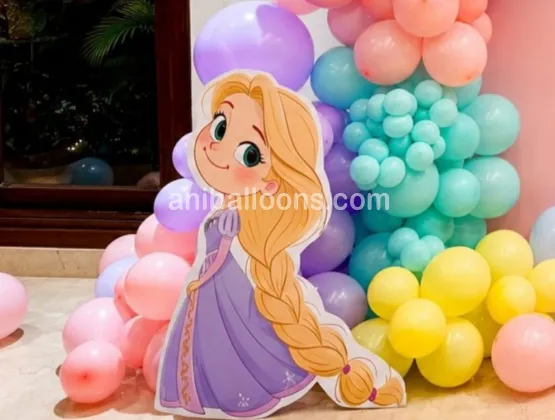 Disney Princess Balloon Birthday Decoration
