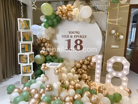 18th Birthday Premium Decor