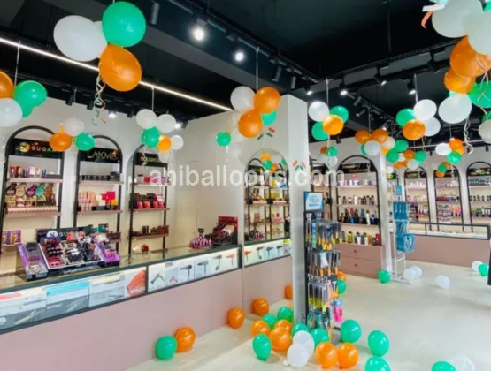 Tri Color Balloon Decoration