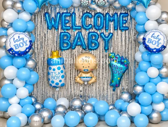 Baby Boy Welcome Decoration
