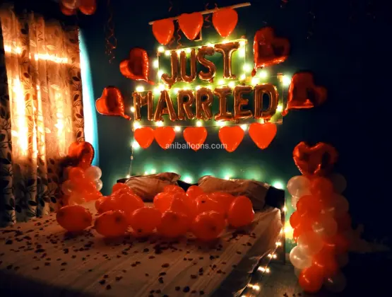 Just Married Vibes Decor