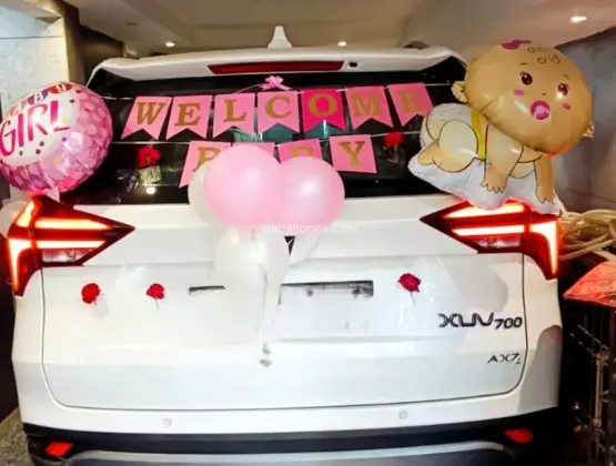 Little Princess Welcome Car Balloon Decor