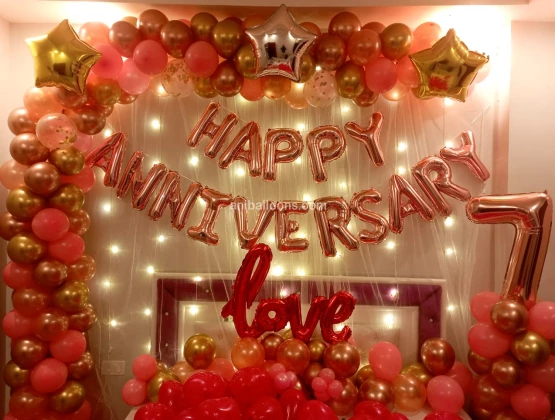 Romantic Anniversary Surprise Love Decoration
