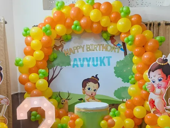 Hanuman ji Theme Birthday Decor