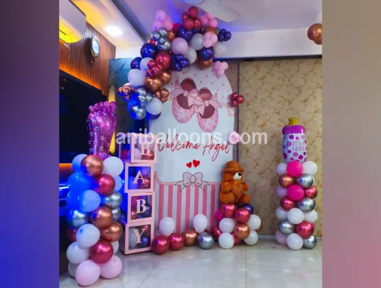 Baby Girl  Balloon  Decor