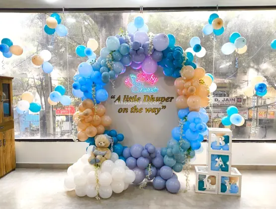 Baby Shower Cloud Balloon Decor