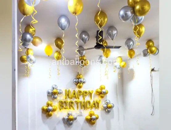 Golden & Silver Sparkle Decor