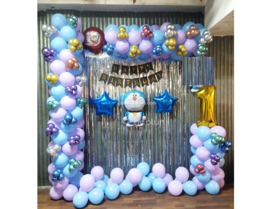 Doraemon Theme Firts Birthday