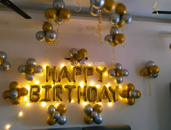 Silver and Golden Surprise Decor