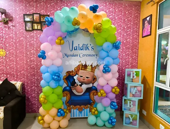 Boss Baby Deluxe Mundan Decor