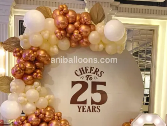 25th Birthday Balloon Decoration