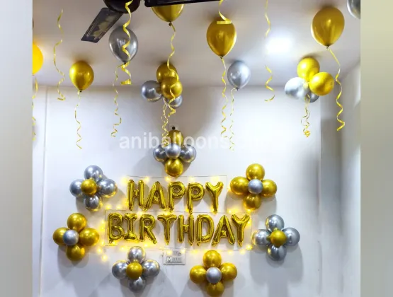 Golden Glow & Silver Sparkle Decor