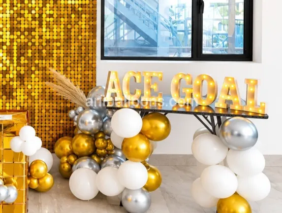 Congratulation Balloon Setup