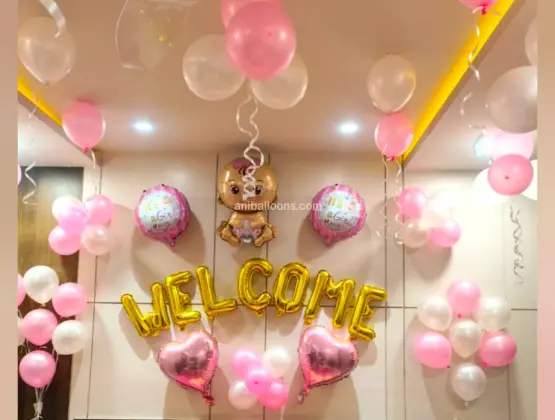 Baby Welcome Decoration Girl Theme