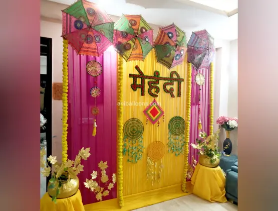 Mehndi Night Decoration