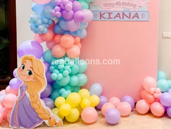 Princess Theme Balloon Decoration