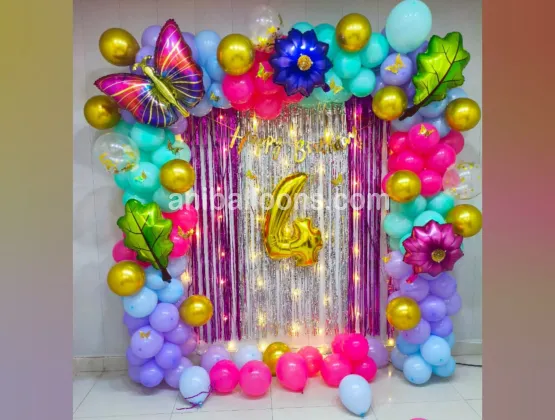 Butterfly Charm Balloon Decoration