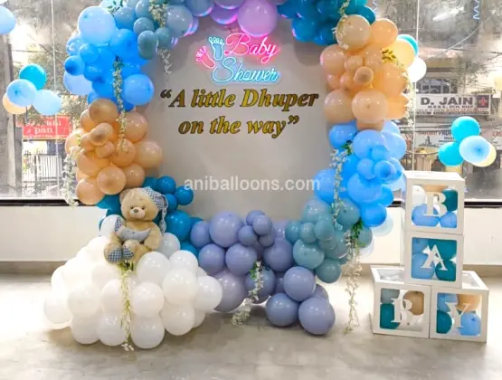 Baby Shower Balloon Decor