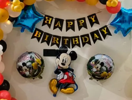Mickey Magical Balloon Theme Decoration
