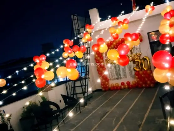 Birthday Terrace Decoration